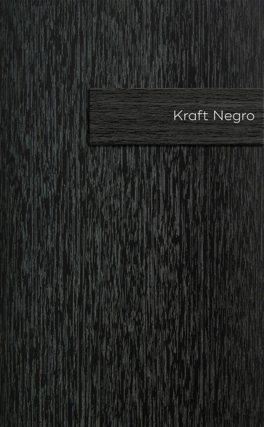 Muestra de melamina color Kraft Negro