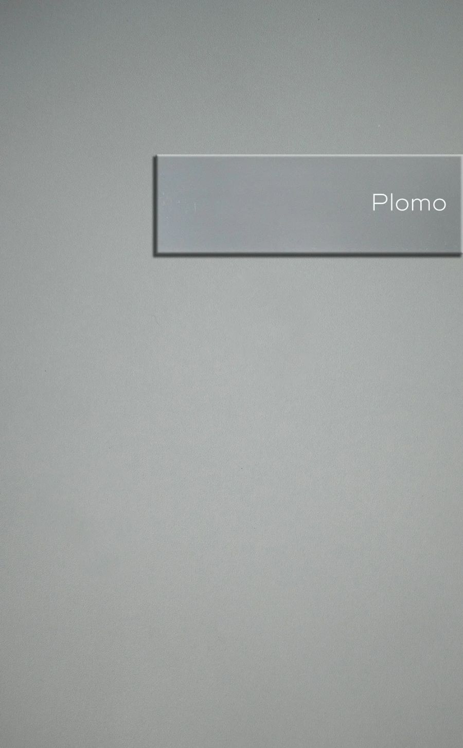 Muestra de melamina color Plomo