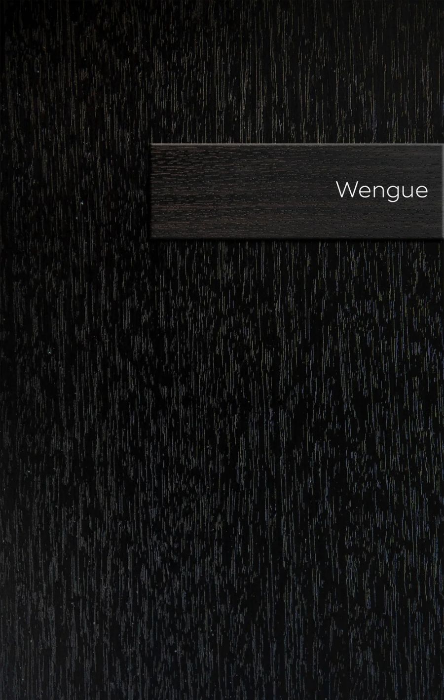 Muestra de melamina color Wengue